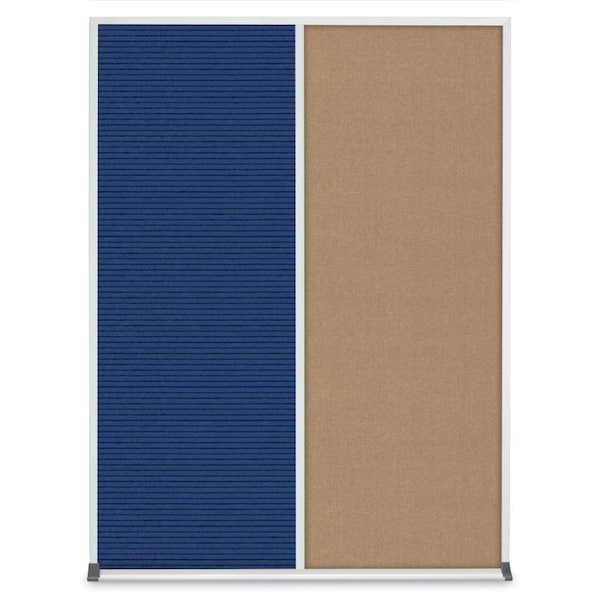 Double Door Radius Corkboard, 48"X36", B